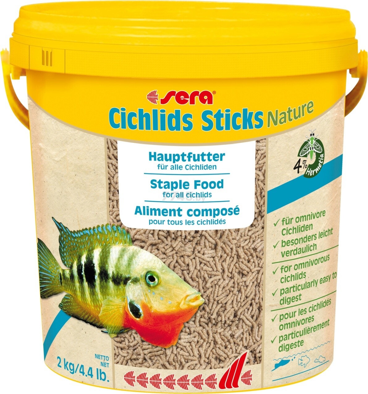 Корм для рыб SERA Cichlids Sticks 2 кг (220)